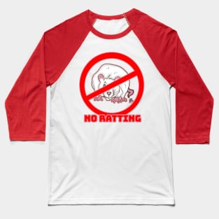 No Ratting Year of the Rat NYC Styled by GT Artland Baseball T-Shirt